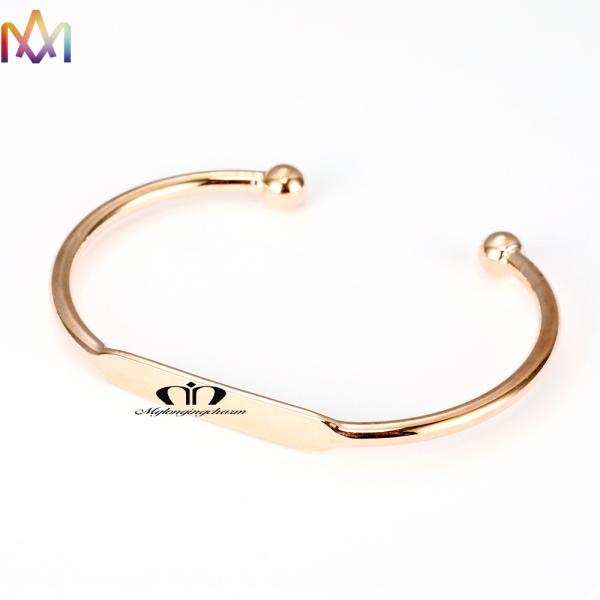55MM Adjustable Cuff Womens Engraved Bracelets