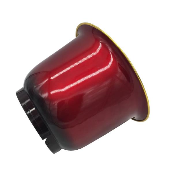 Цветочный горшок металла сияющий пластиковый с поддонника стилем совместно китайским