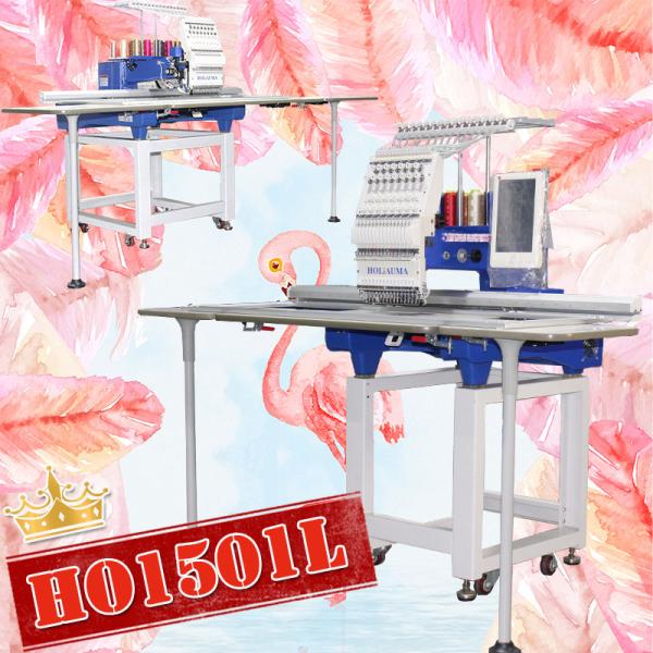 With embroidery machine parts 2020 china best 360*1200mm single head hat t-shirt flat 3d logo embroidery machine for sal