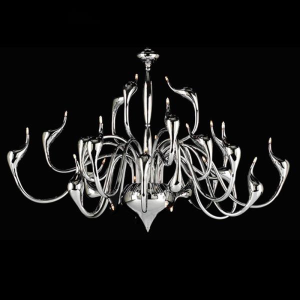 Living room Bedroom Kitchen Indoor Staircase Art Decor Swan Chandelier Lighting(WH-MI-300)