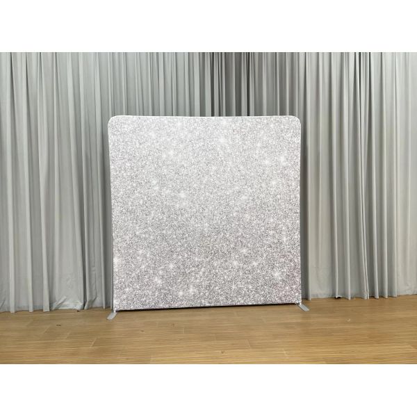 Gold Sparkle Pillowcase Backdrop Dye Sublimation Stretch Fabric Backdrop