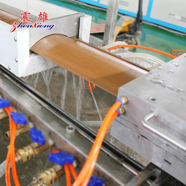 Auto Plastic Profile Production Line Multi Shaped Wood Abs Plastic Extrusion