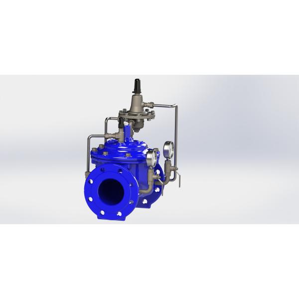 Manual Flow Control Valve with 0-80°F Temperature Range and PN10/16/25 Maximum Pressure for Full Port Applications