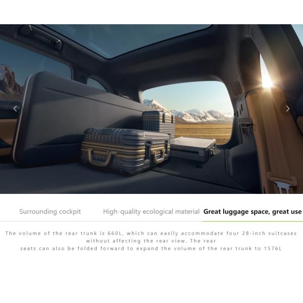 High Speed Electric Car Xpeng G9 5 Doors 5 Seats Left Steering Large Space SUV 650Km