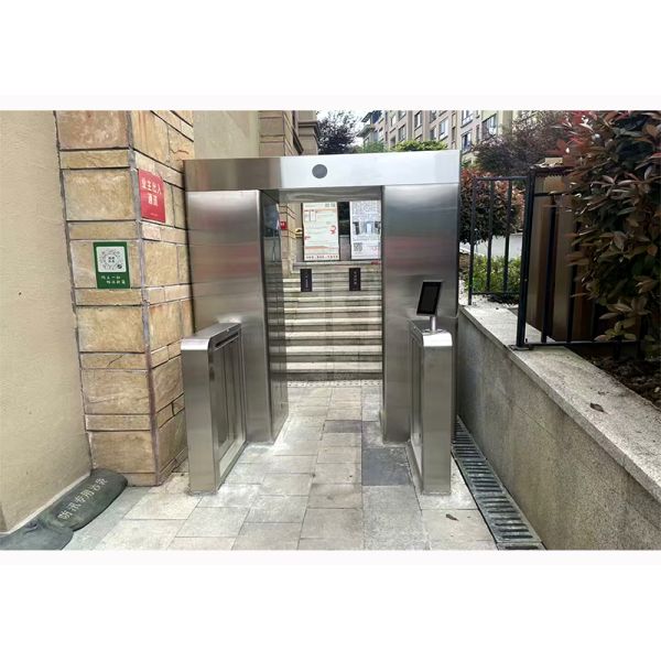 SUS304 Stainless Steel Full Height Turnstile Anti Tailgating For Logistics Parks