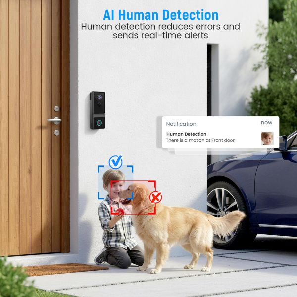 IP65 Tuya Smart 1080p Wi Fi Video Doorbell Camera OEM