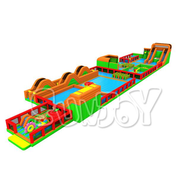 Giant Inflatable Play Park For Outdoor /  Indoor Entertainment 30*3*2.5m