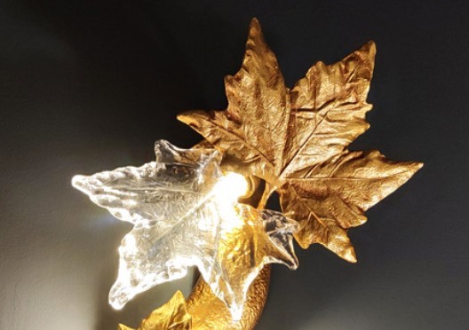 Sconces стены кленового листа современные для ODM 220V живущей комнаты