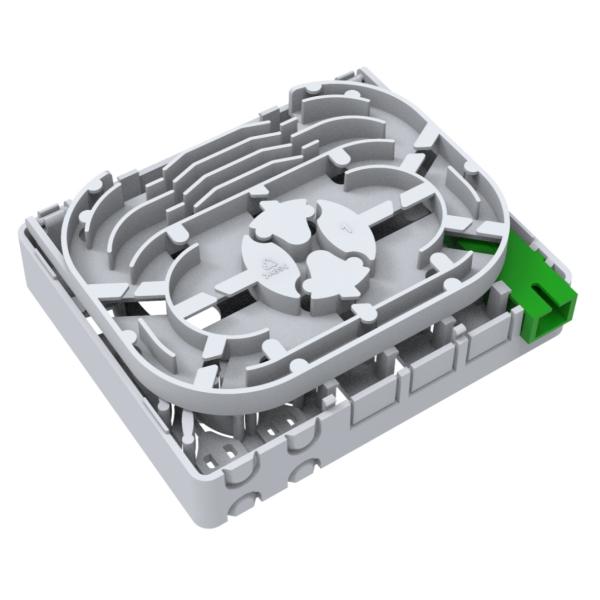 4g Network Fiber Optic Outlet in Compact 100.5*85*29mm Dimension for Telecommunication