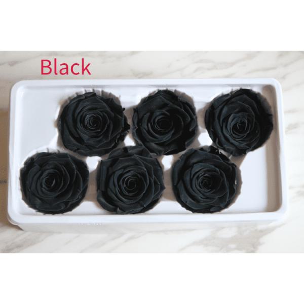 beautiful preserved rose flower A grade stabilized rose preserved long lasting eternal rose 4-5cm