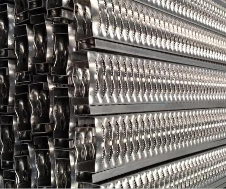 304 Stainless Steel Crocodile Jaw Anti Slip Metal Plate Grip Strut For Stair Treads