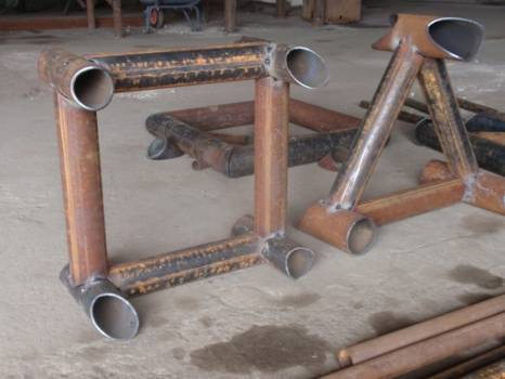 Large Diameter Round Pipe Plasma Profile Cutting Machine 3D Bevel Torch 6000Kg Loading