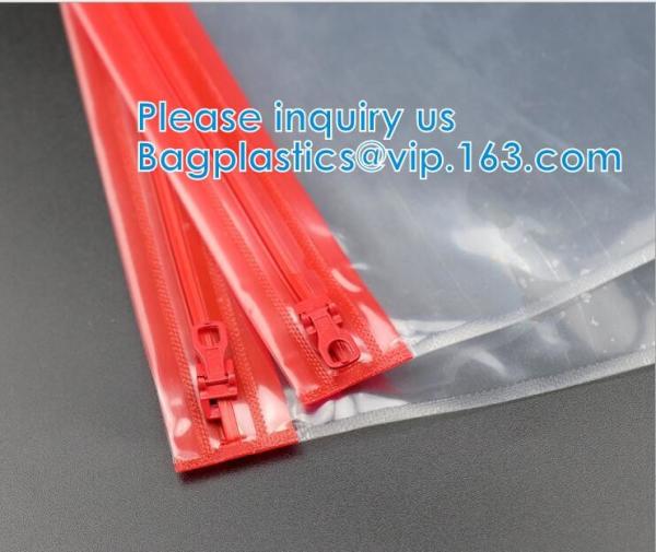 Matte Slider Frosted Plastic Packing Underdress Zipper Bag slider zip zipper bag clothing packing bags
