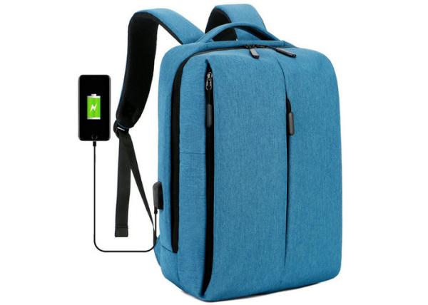 Anti - Wear Custom Logo Backpack , Multi Functional Business Travel Backpack