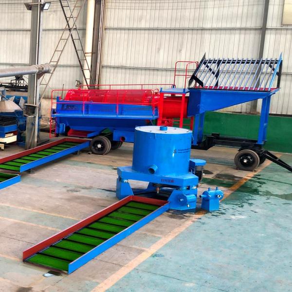 5-10t/h Capacity Sand Gold Washing Trommel for Alluvial Gold Extraction Plant Equipment
