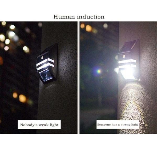 Solar Fence Light Latest Model Modern Outdoor Luminaires Led Solar Sensor Wall Light