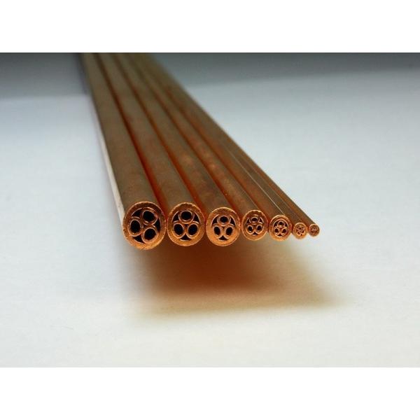 ASTM Standard Seamless Copper Tube , Inner-grooved Copper Tube