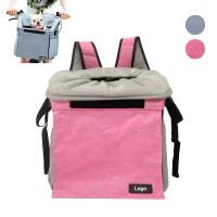 Bike Basket For Dogs Cats Backpack Carrier Removable Folding Pet Bicycle Front Basket