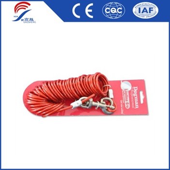 High Carbon Steel Retractable Dog Stake with 4.41 KN Breaking Strength and Customizable Length for Outdoor Pet Training