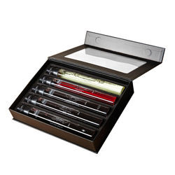 Лоснистая упаковка подарочной коробки подарочных коробок CMYK Шампань бутылки вина слоения