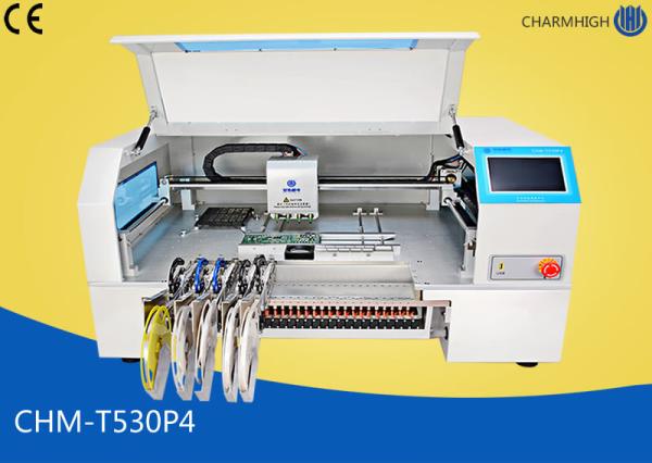4 Heads Charmhigh Desktop Pick And Place Machine 30pcs Yamaha Pneumatic Feeders