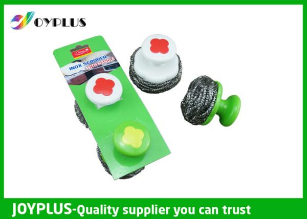 Longlasting Kitchen Scouring Pads Stainless Steel OEM / ODM Available