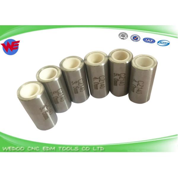 12×25mmL 4.0MM 5.0MM EDM Drilling Machine Ceramic Pipe Guides Drill guides