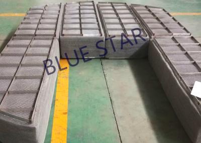 Stainless Steel Knitmesh Demister , Round / Rectangle Mesh Pad Mist Eliminator
