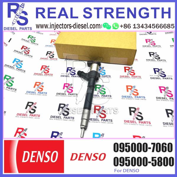 Injetor de diesel 095000-7060 6C1Q-9K546-BB Para DENSO Ford Transit 2.2 2.4 TDCI Injetor de comboio comum 095000-7060