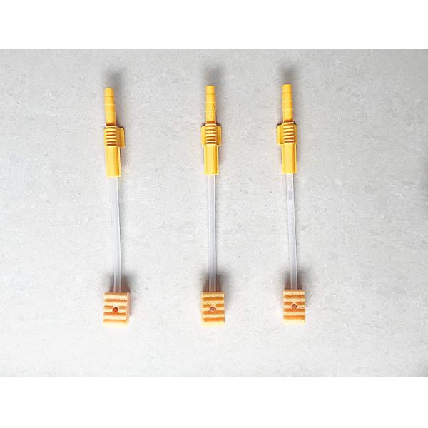 Ergonomic Disposable Suction Catheter , Medical Suction Tube With Polyester Sponge