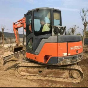 Utilizado Hitachi ZX60-3F mini excavadora 6 toneladas horas bajas servicio completo de construcción paisajismo