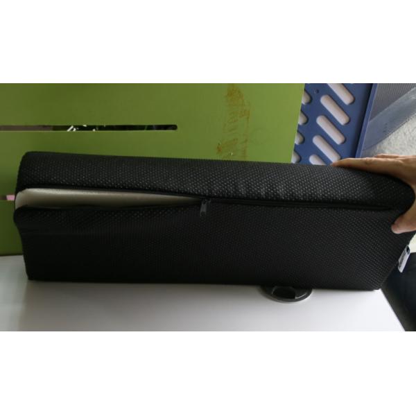 Half Cylinder Memory Foam Cushion , Black Foam Foot Rest Cushion For Office / Home