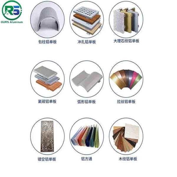 Painéis de parede de revestimento do metal de 18MM PVDF para a decoração moderna e os painéis de alumínio