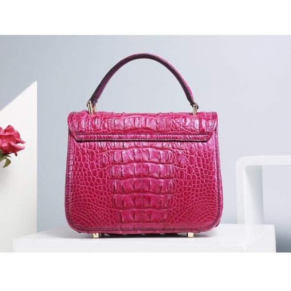 Authentic Genuine Crocodile Skin Female Small Purse Women Handbag Exotic Alligator Leather Lady Cross Shoulder Bag