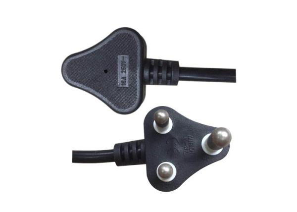 Copper Conductor International Extension Cord , 3 Pin Computer Ac Power Cable