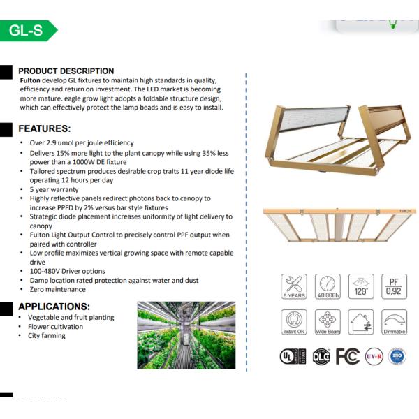 Полный парник спектра растет свет садоводства лампы Hydroponic для крытого завода