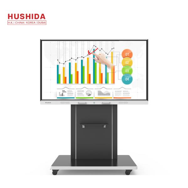 HUSHIDA 75inch H2 Series Infrared Touch Screen Interactive Whiteboard Dual System Smartboard