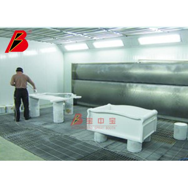 12000mm Small Workpiece Spray Paint Booth For Furniture Making