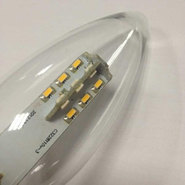 LED CANDELABRA BULB  LED CANDLE LIGHT LED SMD 2835 1W E12 E14 FULL GLASS