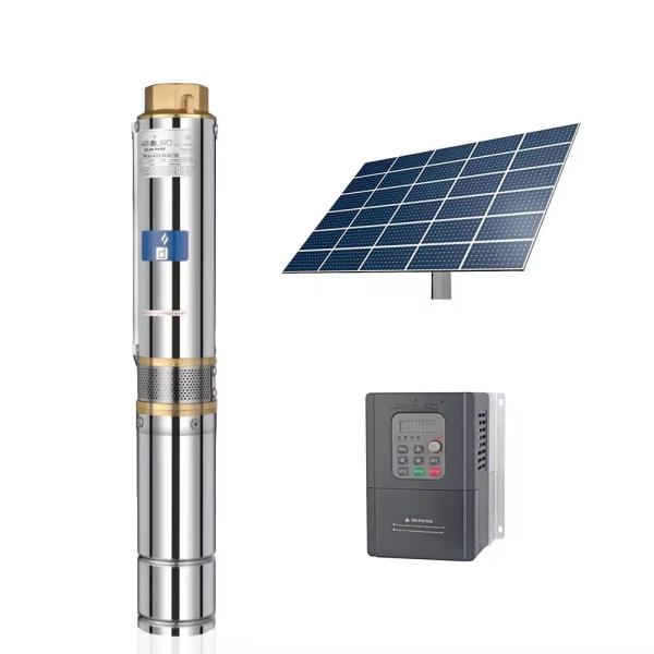 Agriculture Deep Well Solar Water Pump 12V/24V for Water Supply