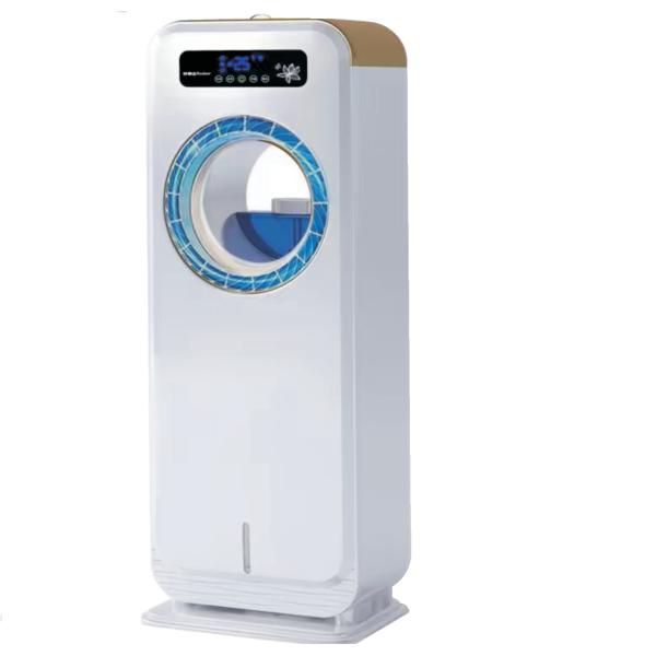 Personal Mobile Water Air Conditioner With Remote Control and Leafless Mist Spray Fan