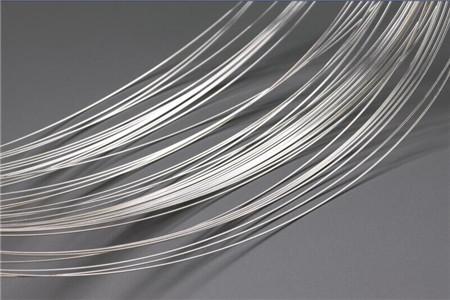 Soft Silver Plated Wire For Electrical Contacts / Nickel Plated Wire High Arc Erosion Resistance