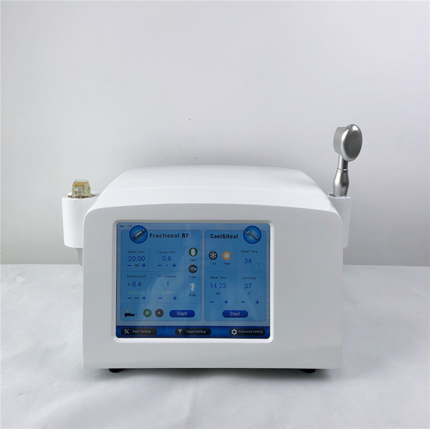 Термальный охлаждая подниматься стороны Microneedling частичный RF 10,4 дюймов