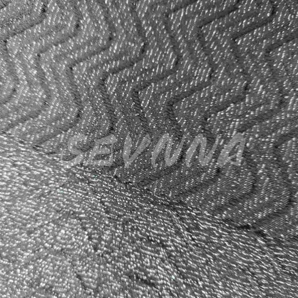 Tecido de malha de nylon reciclado para instruções de cuidados laváveis em máquina personalizadas