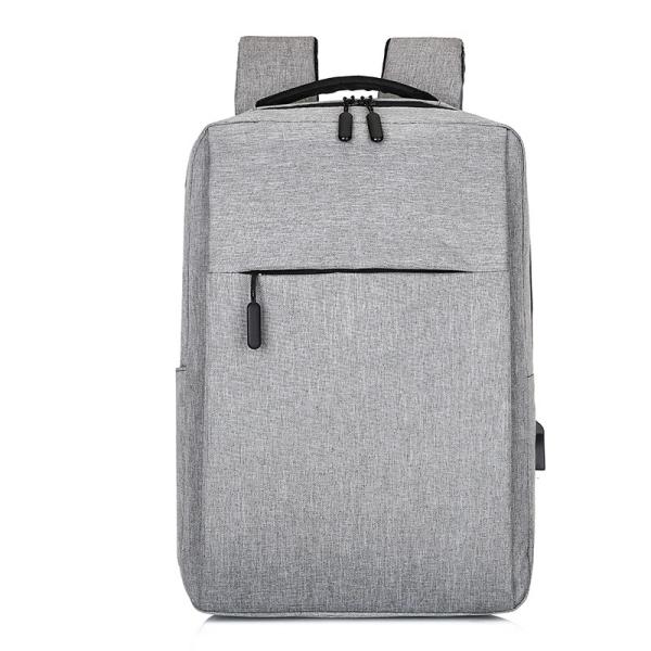 Custom Logo Fashion Style Travel School College Bag Smart USB Laptop Bag for Computer