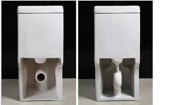Conforto Alturas P Trapa de peça única Commode Projeto Fonte Banheiro de peça única Com Lava-louças
