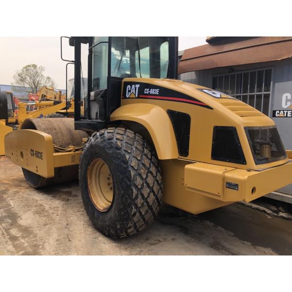 20T Caterpillar Second Hand Road Roller CA683E Cat Compactor