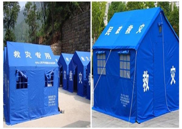 Waterproof Emergency Tube Tent , Emergency Tarp Shelter With Window / Door