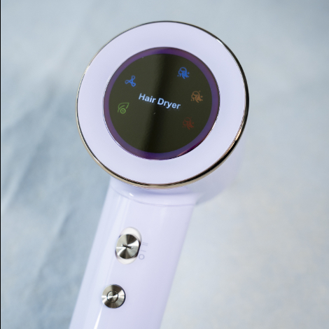 Séche-cheveux professionnel à écran LED de 1600 W avec moteur sans pinceau de 110000 tours par minute