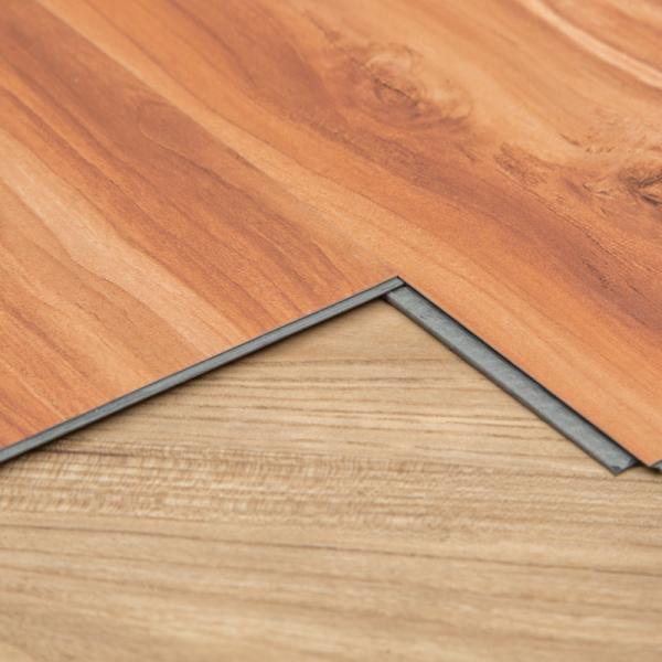 Custom Waterproof Rigid Core Vinyl Plank Flooring E1 Grade Environmental Friendly UV Coating